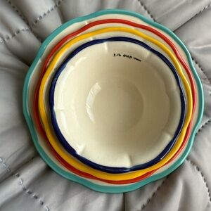 The PIONEER woman Vibrant Ceramic Measuring Bowl Set